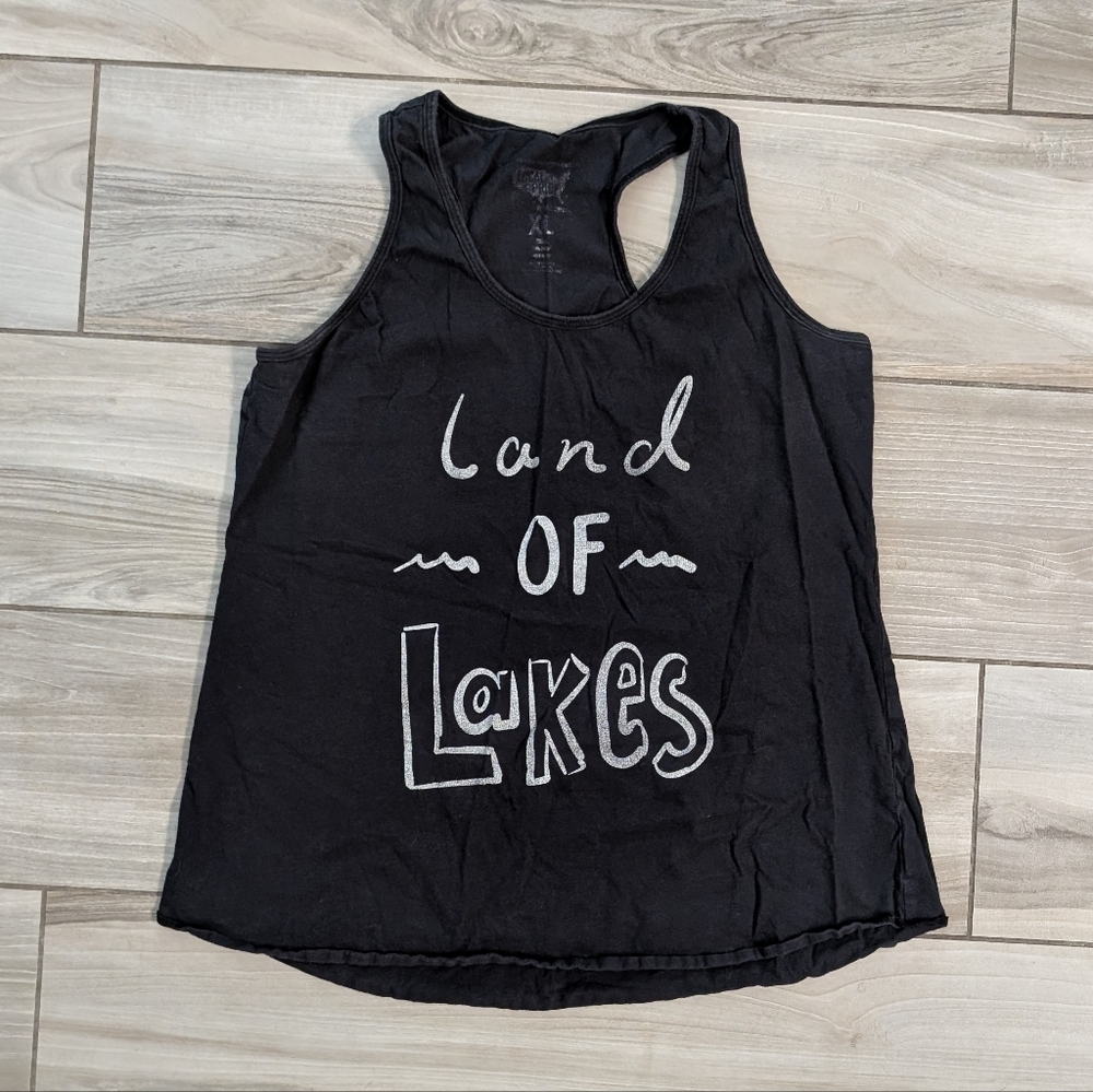 Local Pride Land of Lakes Minnesota Racer Back Tank Top
